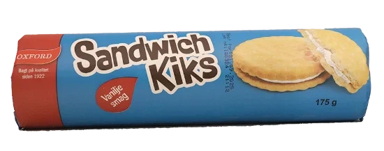 Sandwich Kjeks Vanilje 175g