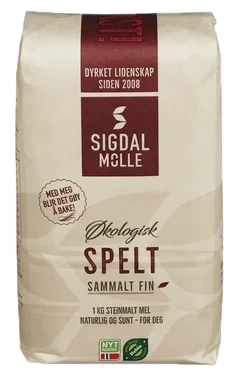 Økologisk Speltmel Sammalt Fin 1kg