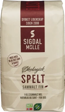 Økologisk Speltmel Sammalt Fin 1kg