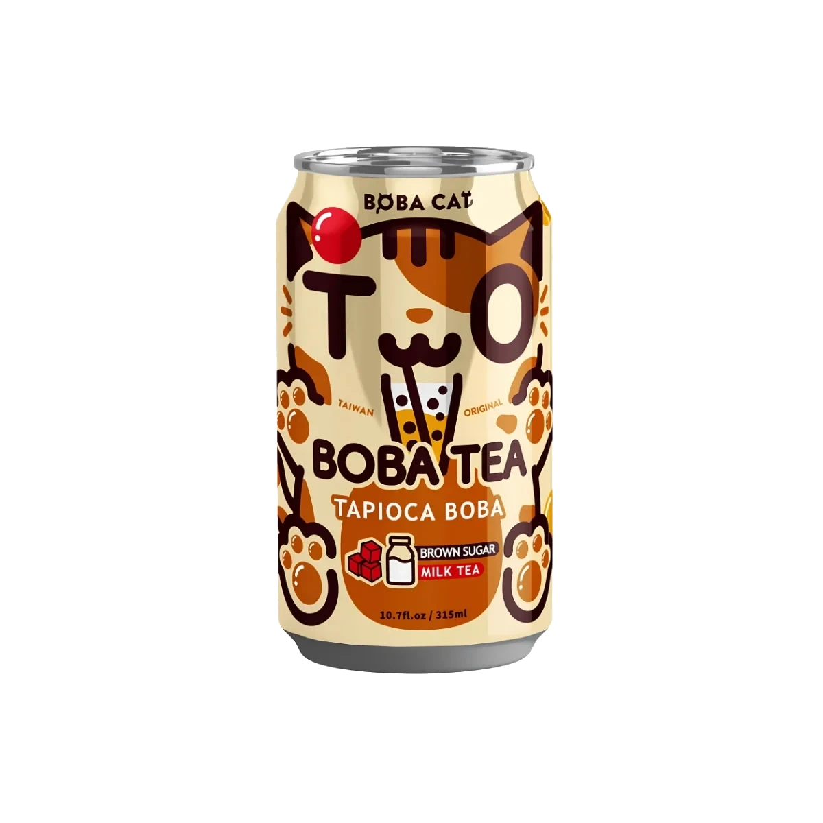 Boba Cat Brown Sugar Milk Tea 315 ml