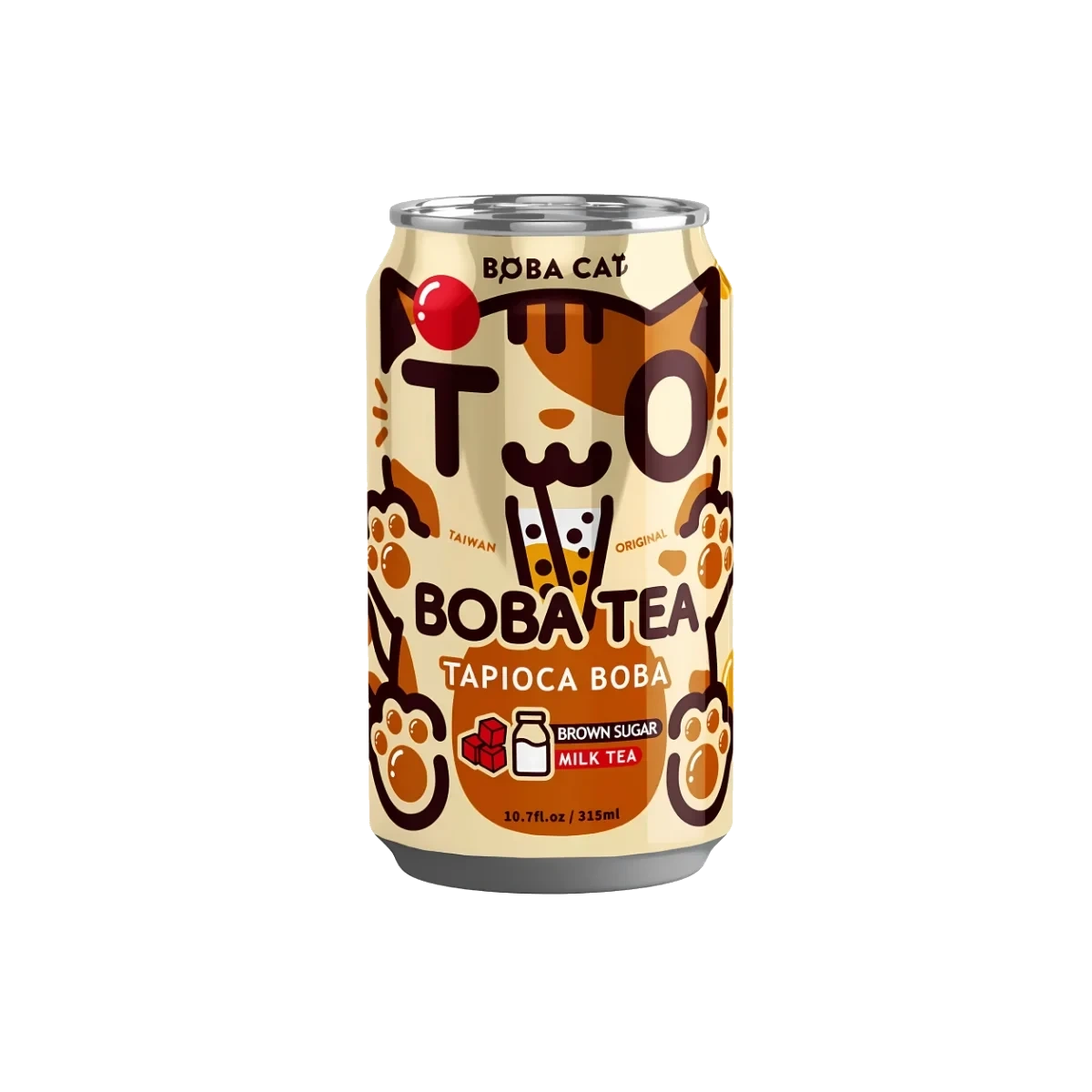 Boba Cat Brown Sugar Milk Tea 315 ml
