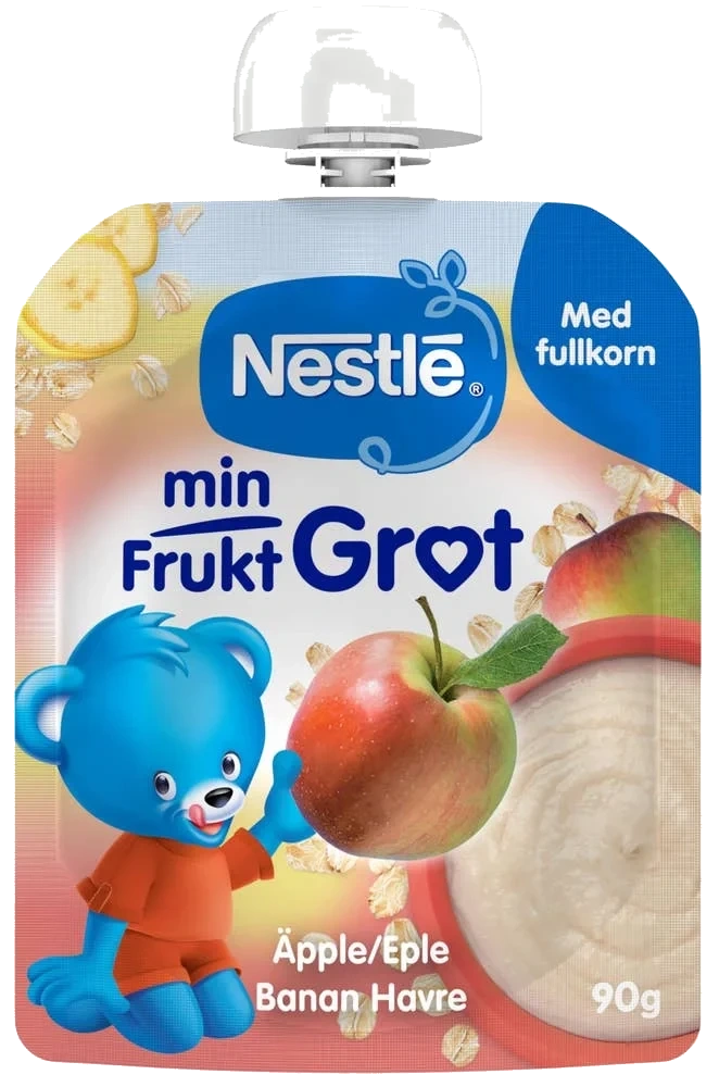 Min FruktGrøt Eple banan