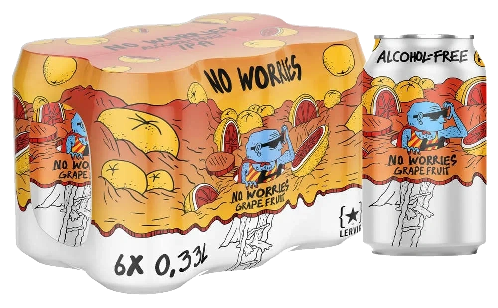 No Worries Grapefruit Alkoholfri IPA
