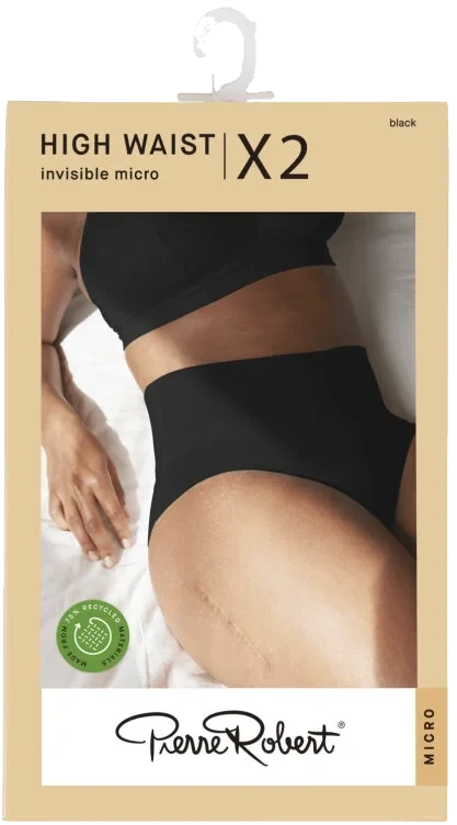 Invisible Micro High Waist X2 Black S