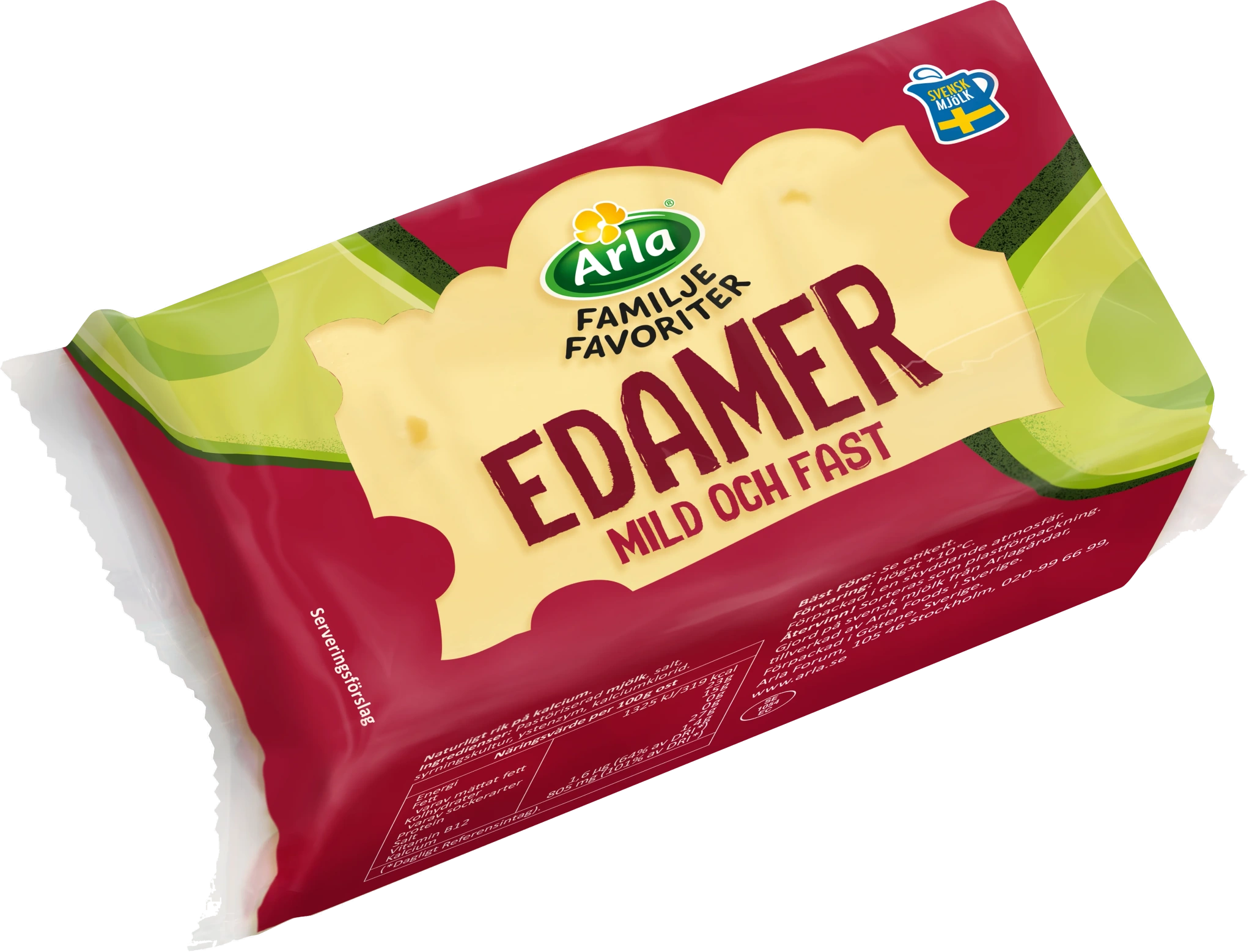Familjefavoriter Edamer ost 23% ca 500g