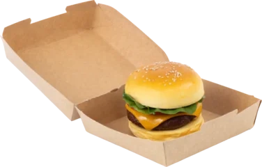 ST1 "Real" Hamburgerboks 145x145x76mm, 200 stk