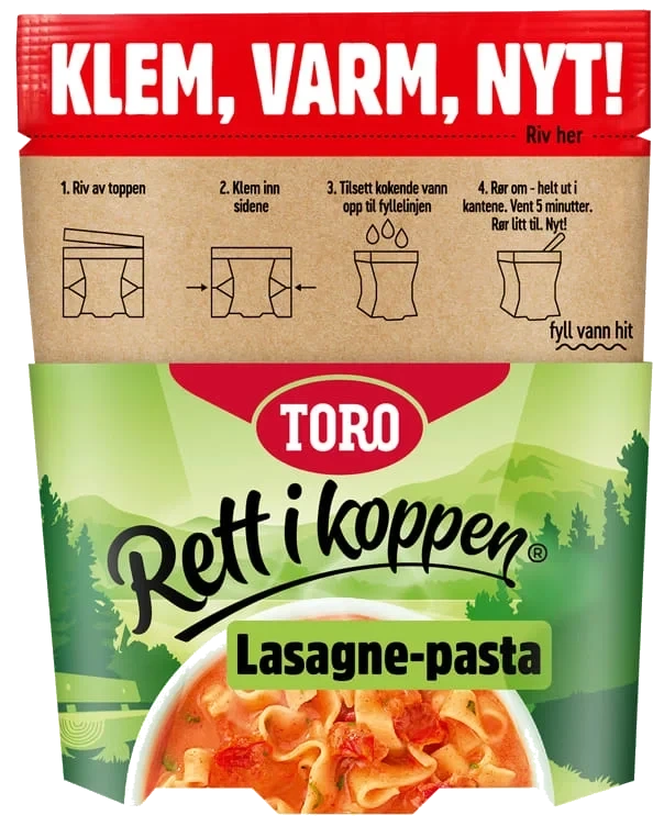 Toro Rik Lasagnepasta 68g