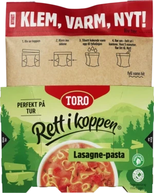 Toro Rik Lasagnepasta 68g
