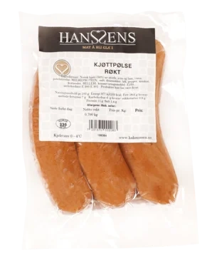 Kjøttpølser Røkt 5pk Hanssens