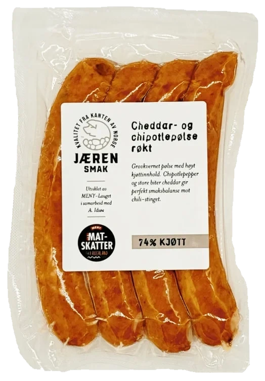 Pølse Cheddar &Chipotle Ca260g Meny