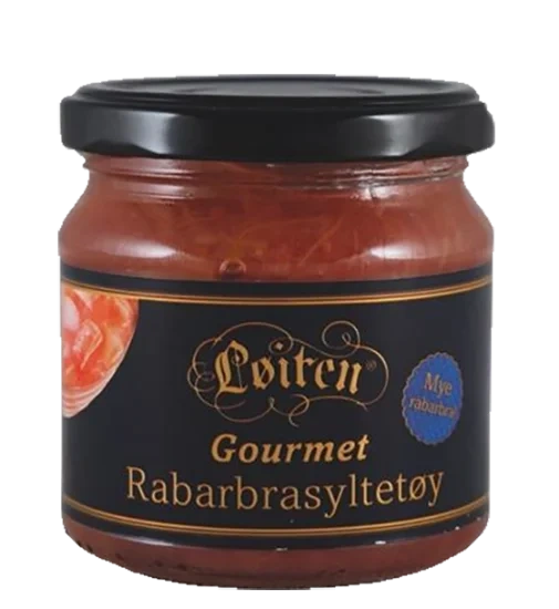 Løiten Gourmet Rabarbrasyltetøy 200g