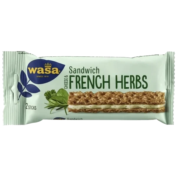Wasa Sandwich Cheese French Herbs 30g