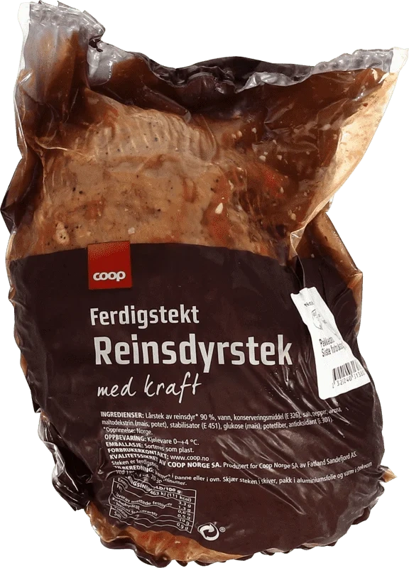 Coop Reinsdyrstek med Sjy ca 1,3kg