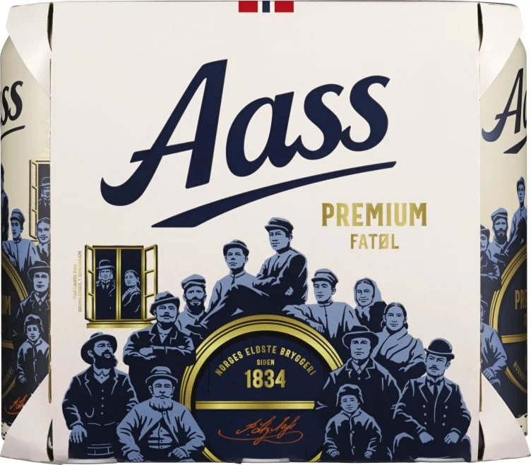Aass Premium Fatøl 0,5l boks 6pk