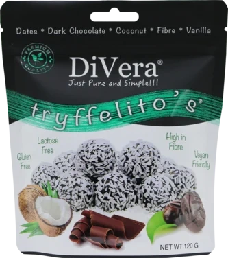 Tryfeffelitos Kokos 120g Divera