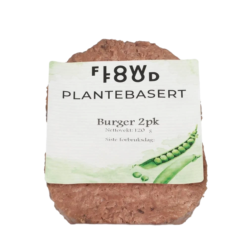 Plantebasert Burger 120g 2pk i Eske