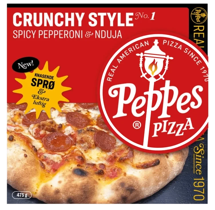 Peppes Crunchy Spicy Pepperoni&Nduja 475g