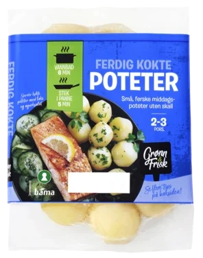 Poteter Kokte u/Skall 375g Grønn&Frisk