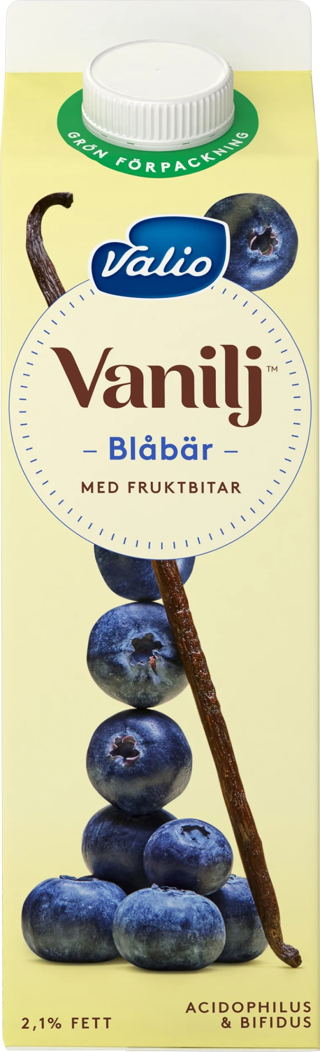 Yoghurt Vanilj & blåbär 2,1%