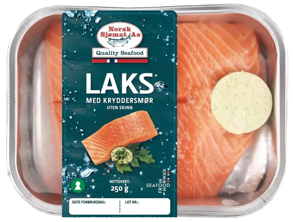 Laks med kryddersmør