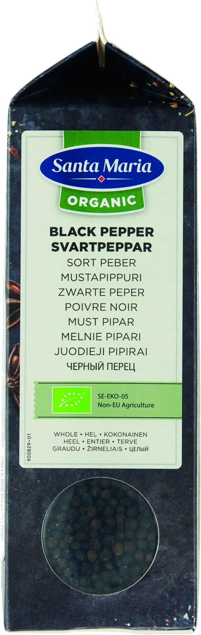 Svartpeppar Hel Organic
