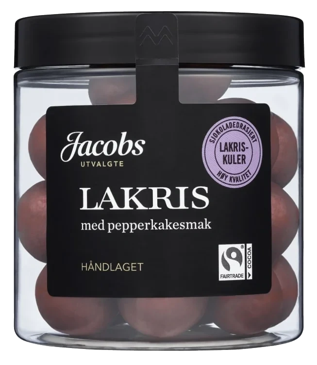 Lakriskuler m/Pepperkake 150g Jacobs Utvalgte