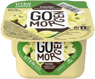Go Morgen Yoghurt Vanilje uten 190g Tine