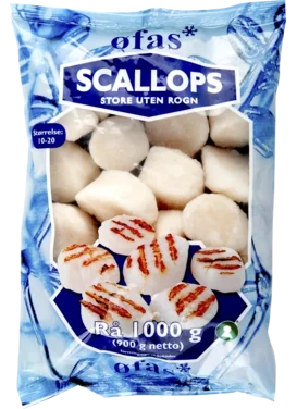Øfas Msc Kamskjell u/Rogn 10/20 1kg
