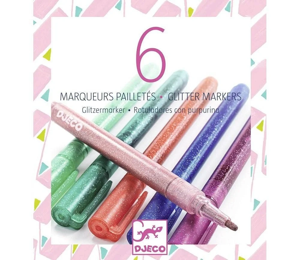 Tusjer med glitter