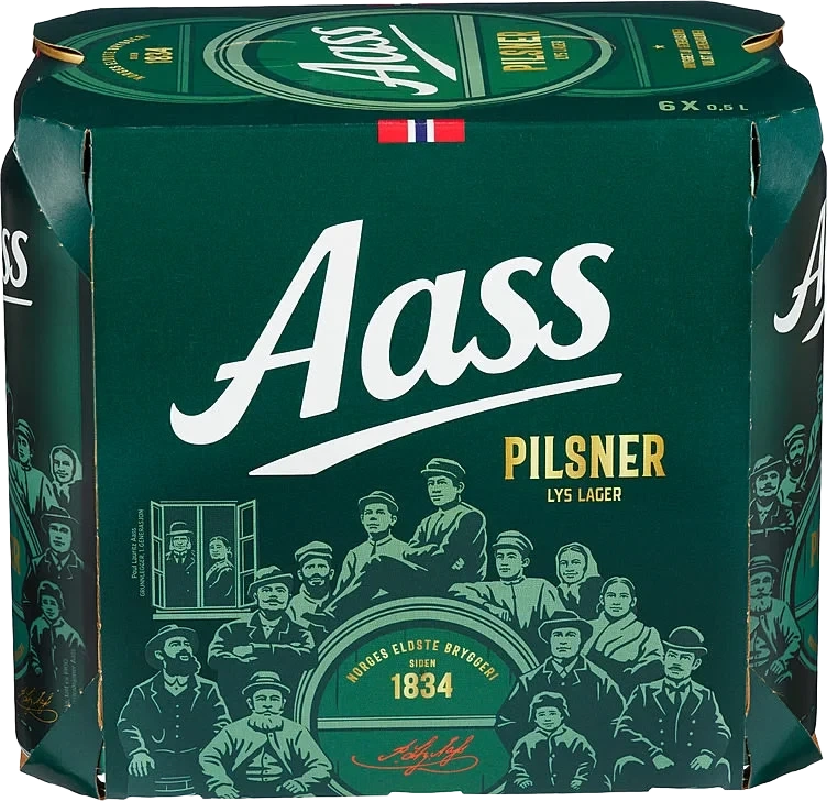 Aass Pilsner 0,5lx6 boks