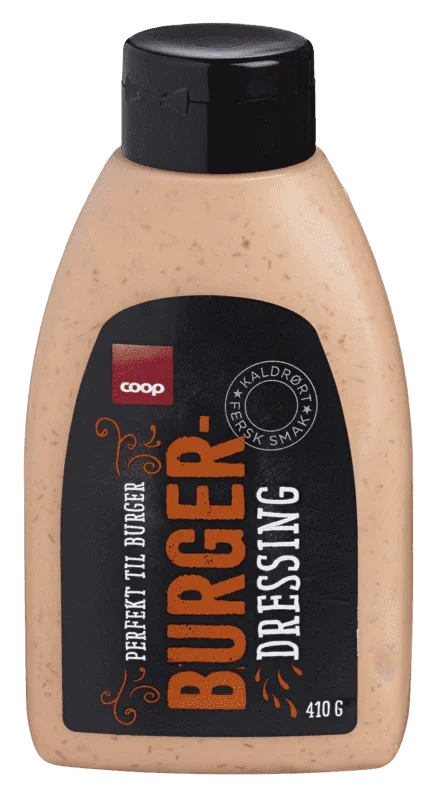 Hamburgerdressing 410g Coop Emv