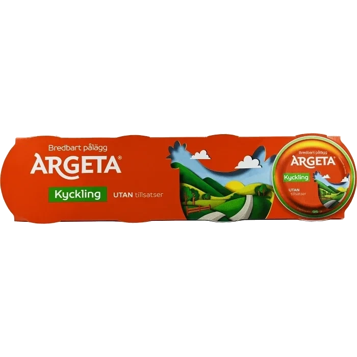 Kycklingpastej 95g 4-p Argeta