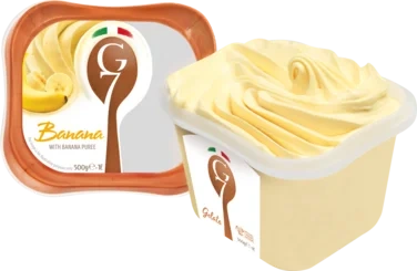 Banana 1l G7 Ekte Italiensk Iskrem