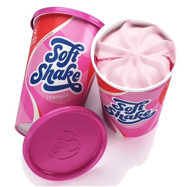 Soft Shake Jordbær 250ml Hennig Olsen