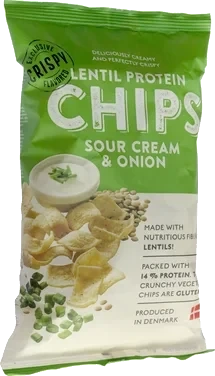 Crispy Lentil Protein Chips Sc&O 90g