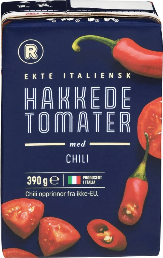 Hakkede tomater