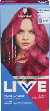 Hårfarge Live Ub 93 Shocking Pink Ultra Brights