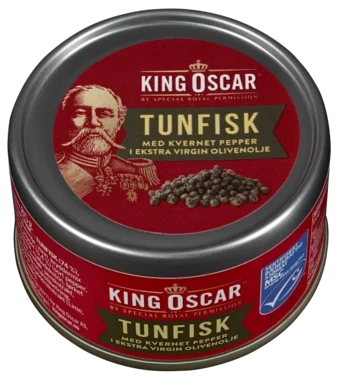 Tunfisk Msc Olivenolje Pepper 85g King Oscar