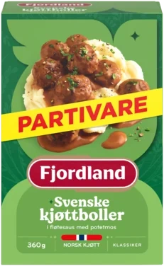 Fjordland Svenske Kjøttboller Partivare 360g