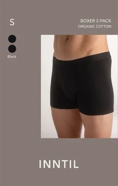 Men's Boxer, 2-pack, Black, S