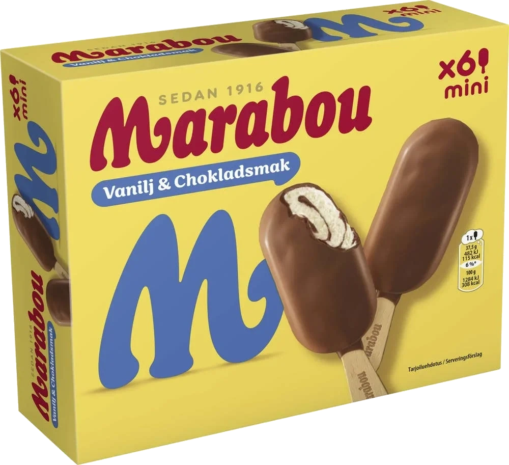 Glasspinnar Vanilj & Chokladsmak