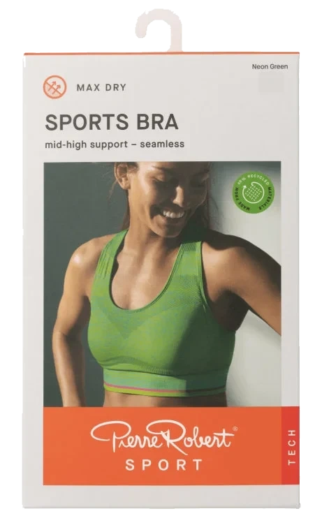 Sports Bra Neon Green Mel S Pierre-Robert