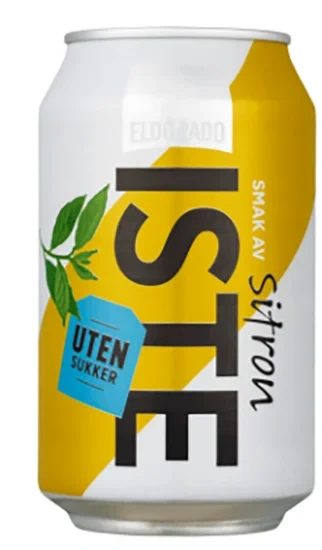 Iste Sitron U/Sukker 0,33l