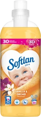 Softlan Ultra Vanilla And Orchid Skyllemiddel 1000 ml