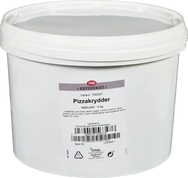 Toro Krydderiet Pizzakrydder 4kg