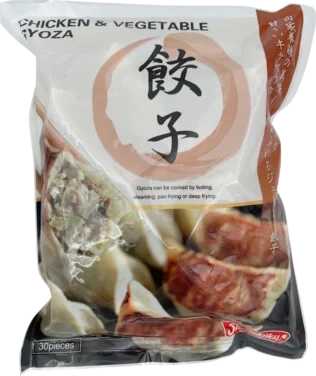 Frozen Gyoza Chicken & Vegetable Shirakiku 600g