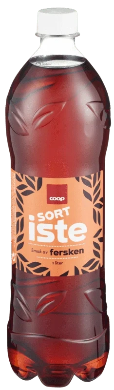 Coop Sort Iste Fersken 1l