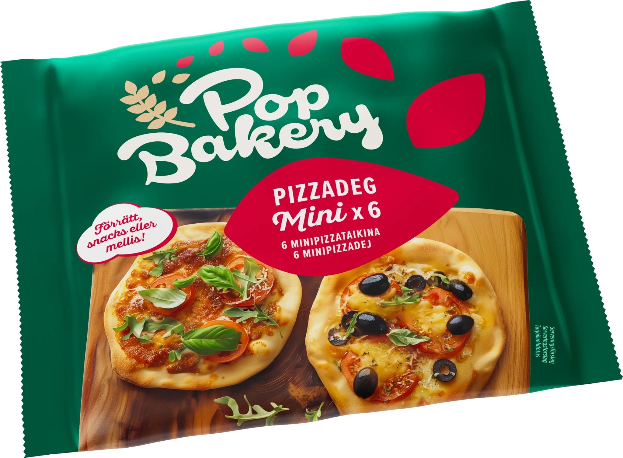Minipizzor 6-pack