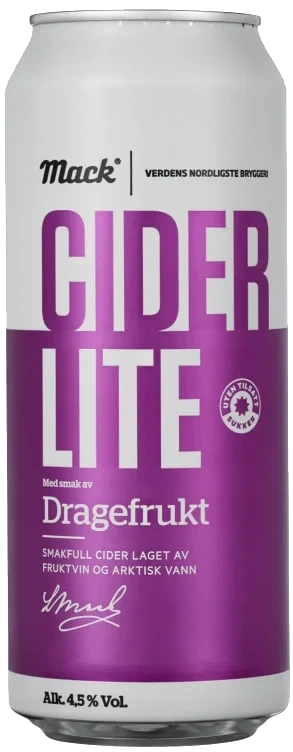 Mack Cider Lite Dragefrukt 0.50l bx
