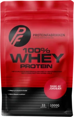 Pf 100 % Whey Protein Strawberry 1kg